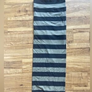 Free People Column Maxi Skirt Black and Green, Size Small